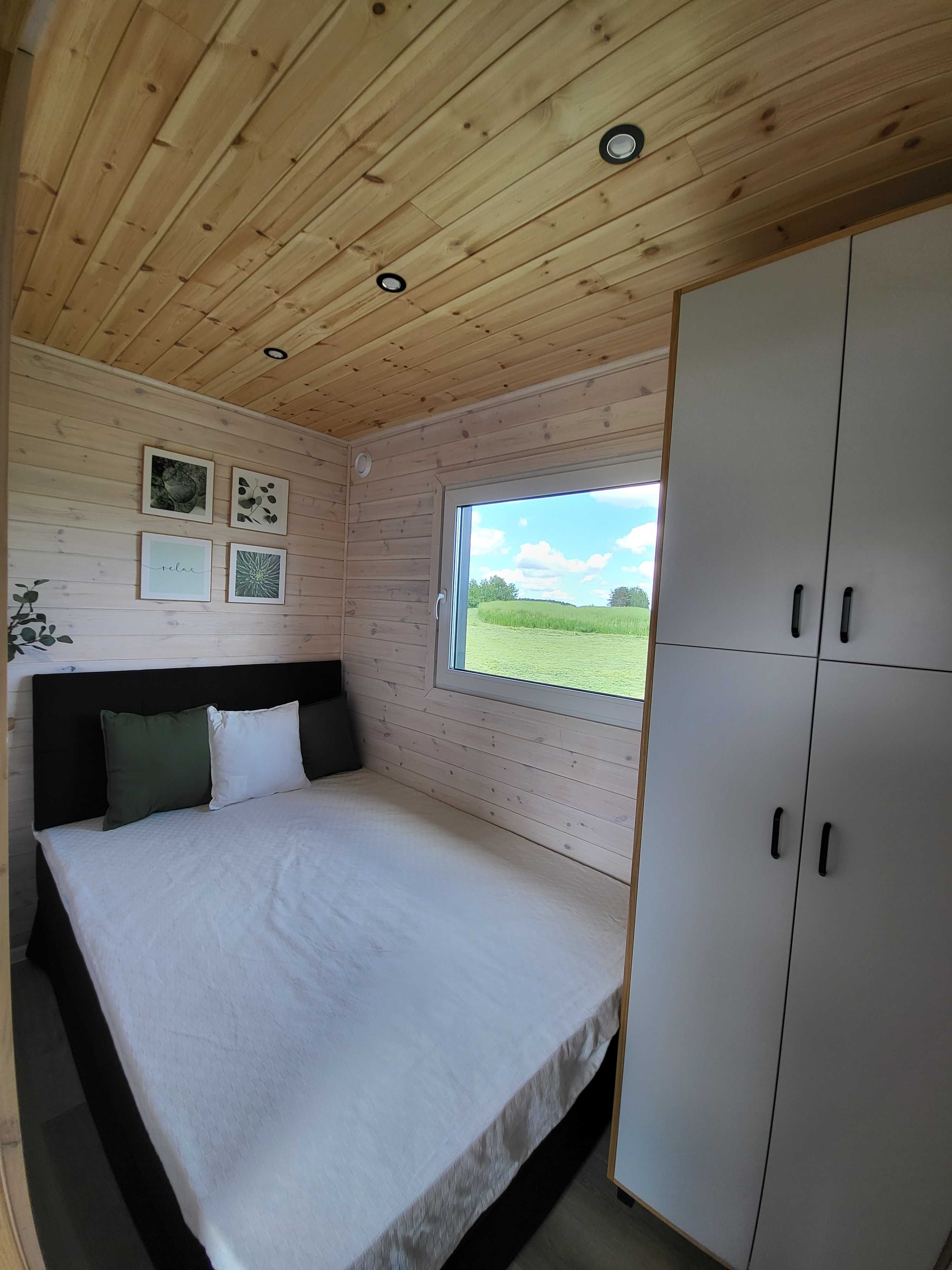 Domek mobilny na kołach 35m² drewniany całoroczny
