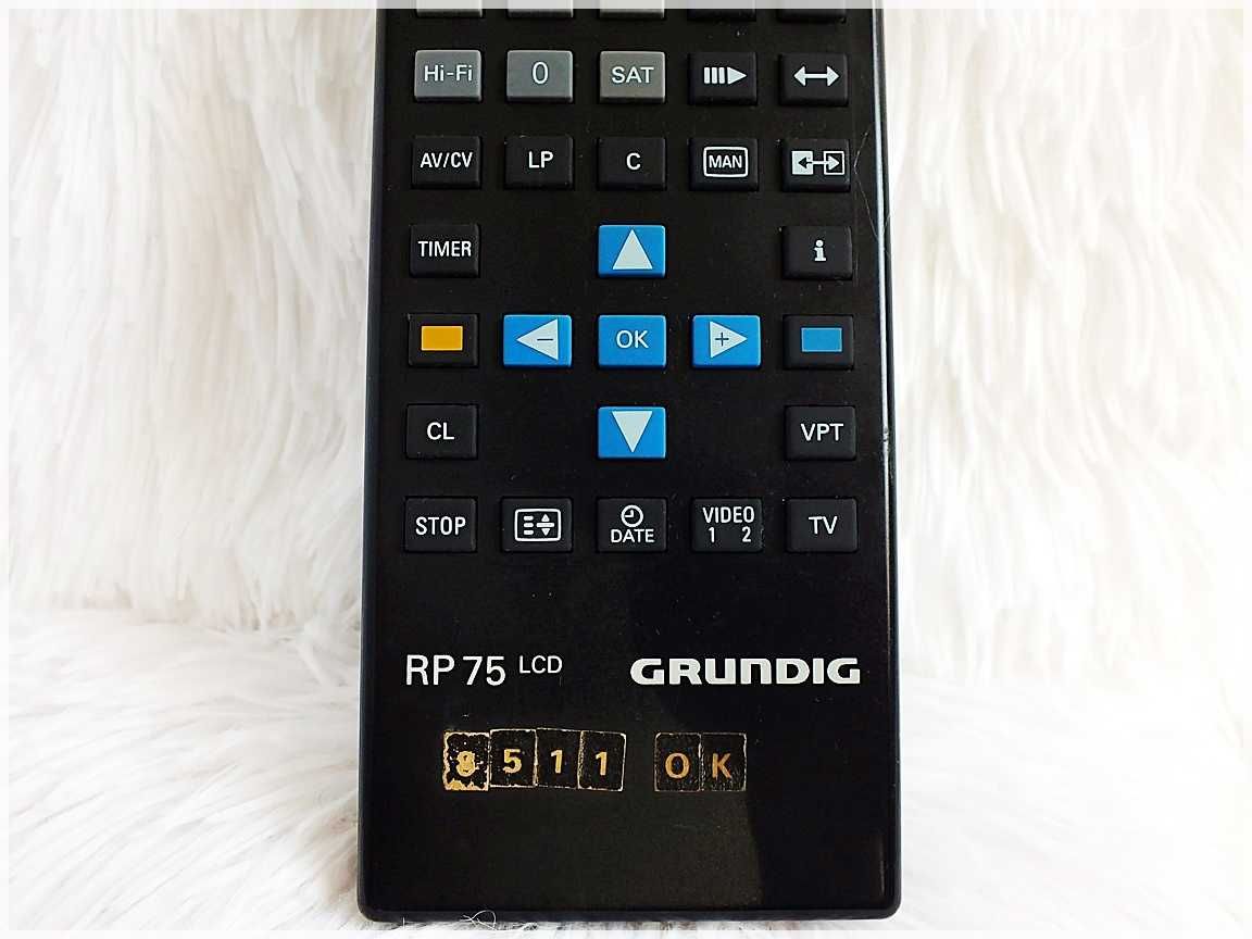 Pilot GRUNDIG RP75 LCD do starszych TV / Video z lat 80-90'