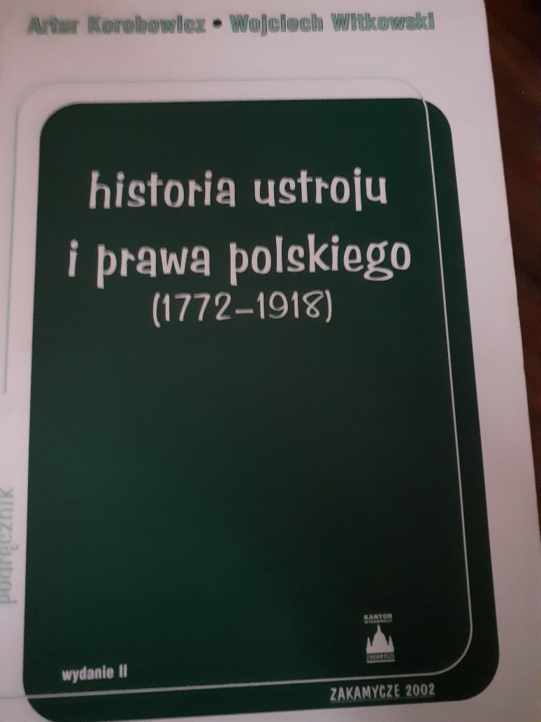 Historia ustroju i prawa polskiego Artur Korobowicz MNP