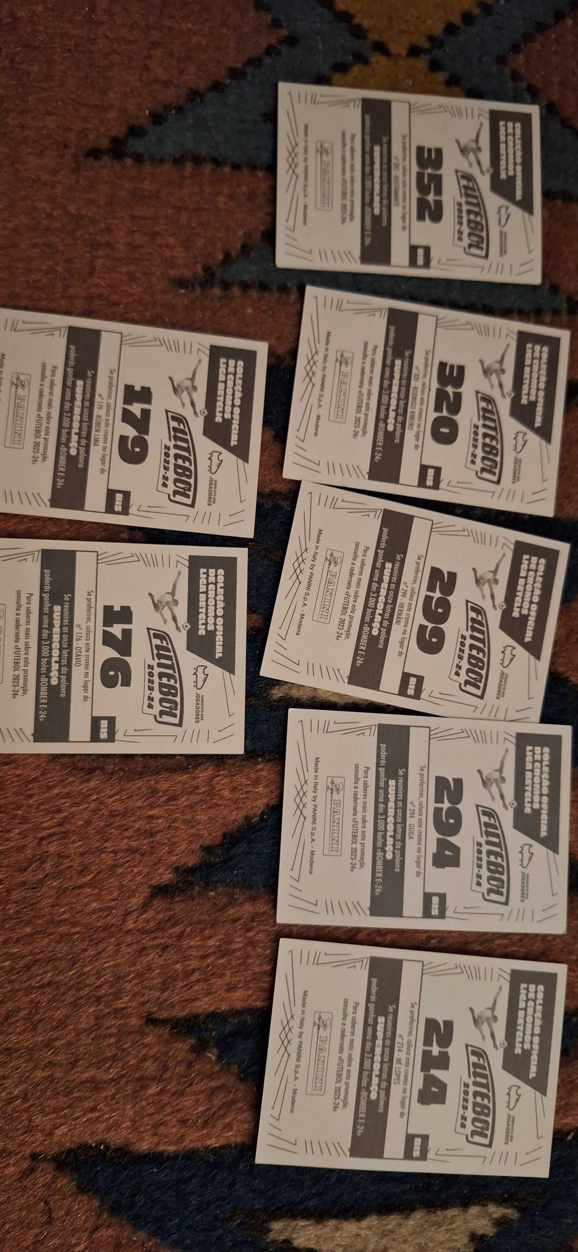 Lote cromos futebol 23 24