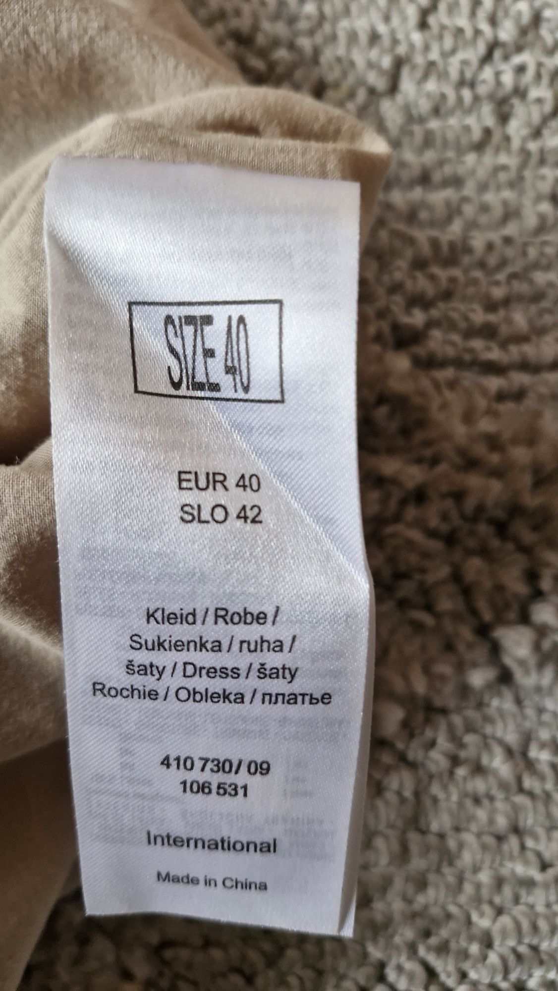 Lniana  sukienka letnia L