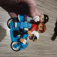 Motor policyjny lego duplo + światła i sygnały + + policjant 2 ludzikó