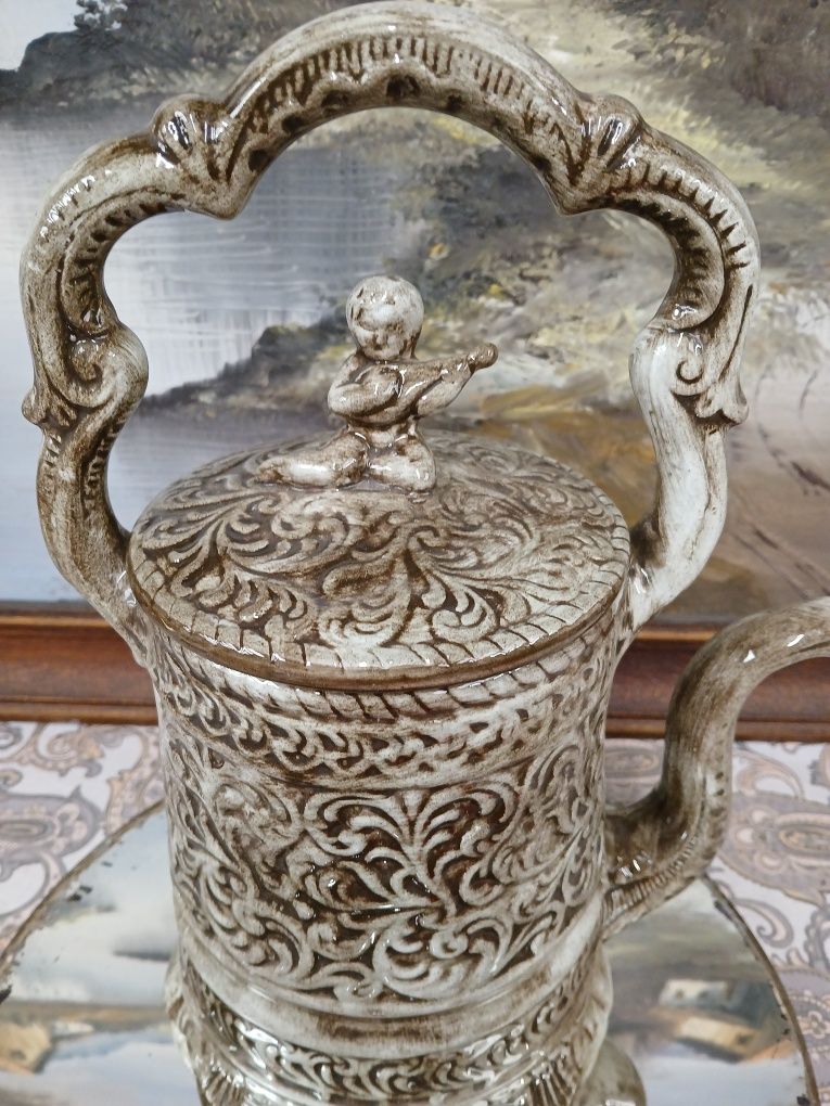 Cafeteira em faiança  vintage