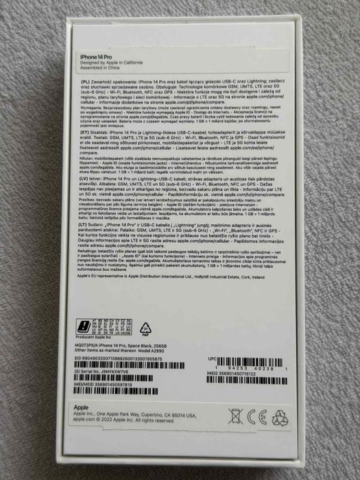 iPhone 14 Pro 256GB Space Black