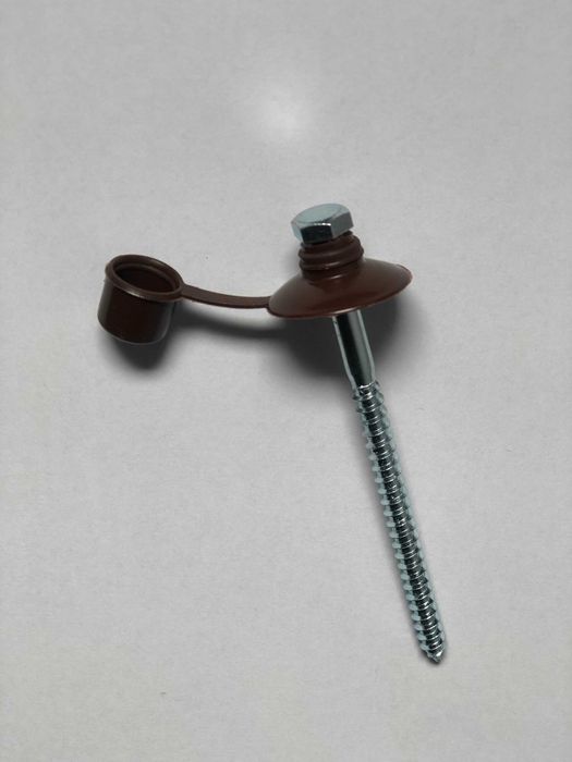 Wkręt 6*100 z zaślepką do Eternitu Agrofali Blachi Farmerski Ostrołęka