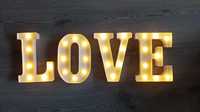 Napis LOVE led 22 cm