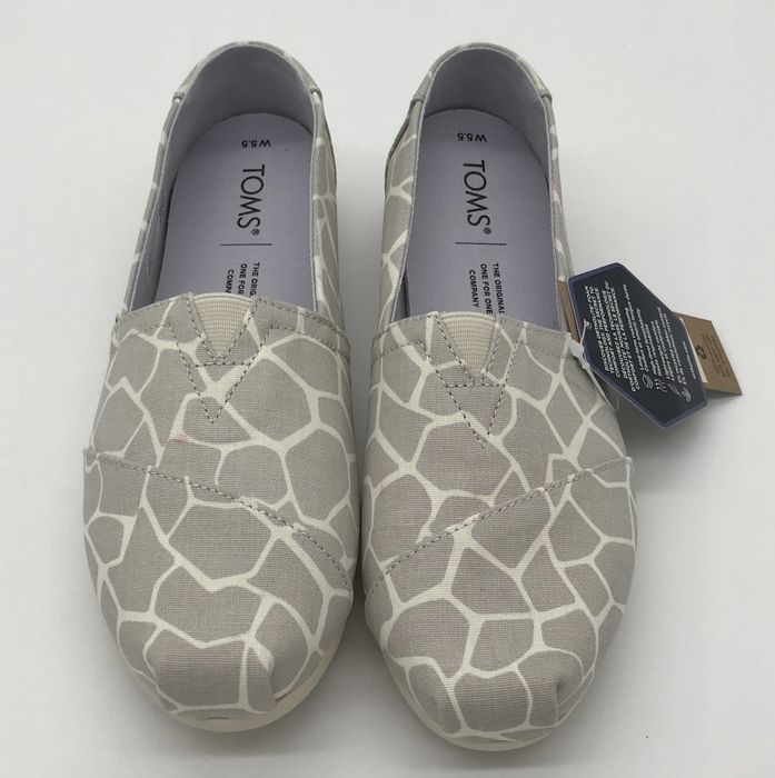 Buty damskie półbuty Toms Alpargata rozmiar 36 szare giraffe print