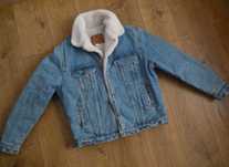 Kurtka męska C.JAMES sherpa JEANS katana jak LEVIS M