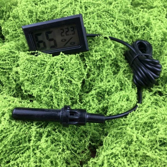 Termometr – higrometr cyfrowy LCD 2w1 z sondą