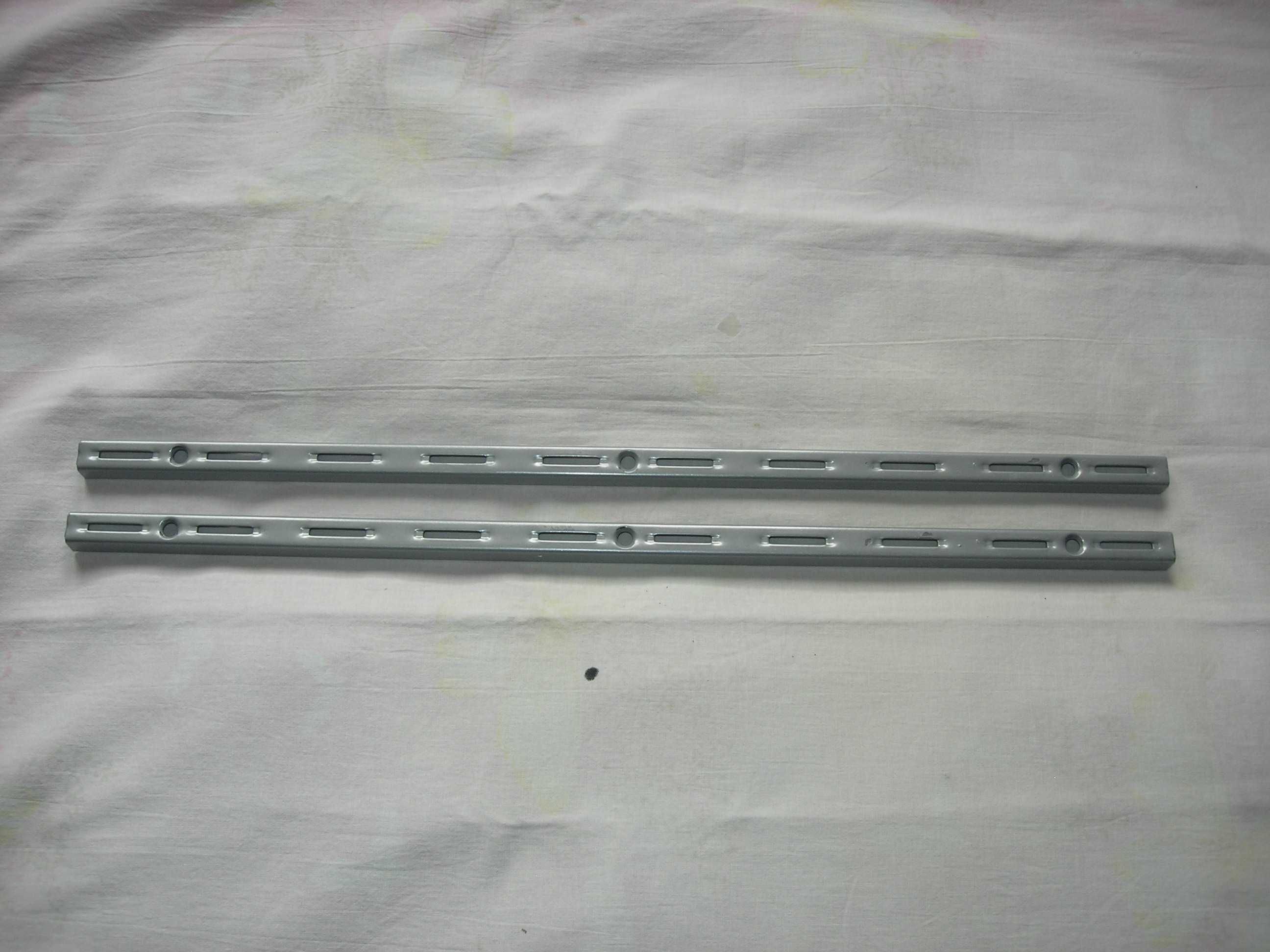 Listwa systemu regałowego do montażu wsporników 2x50cm