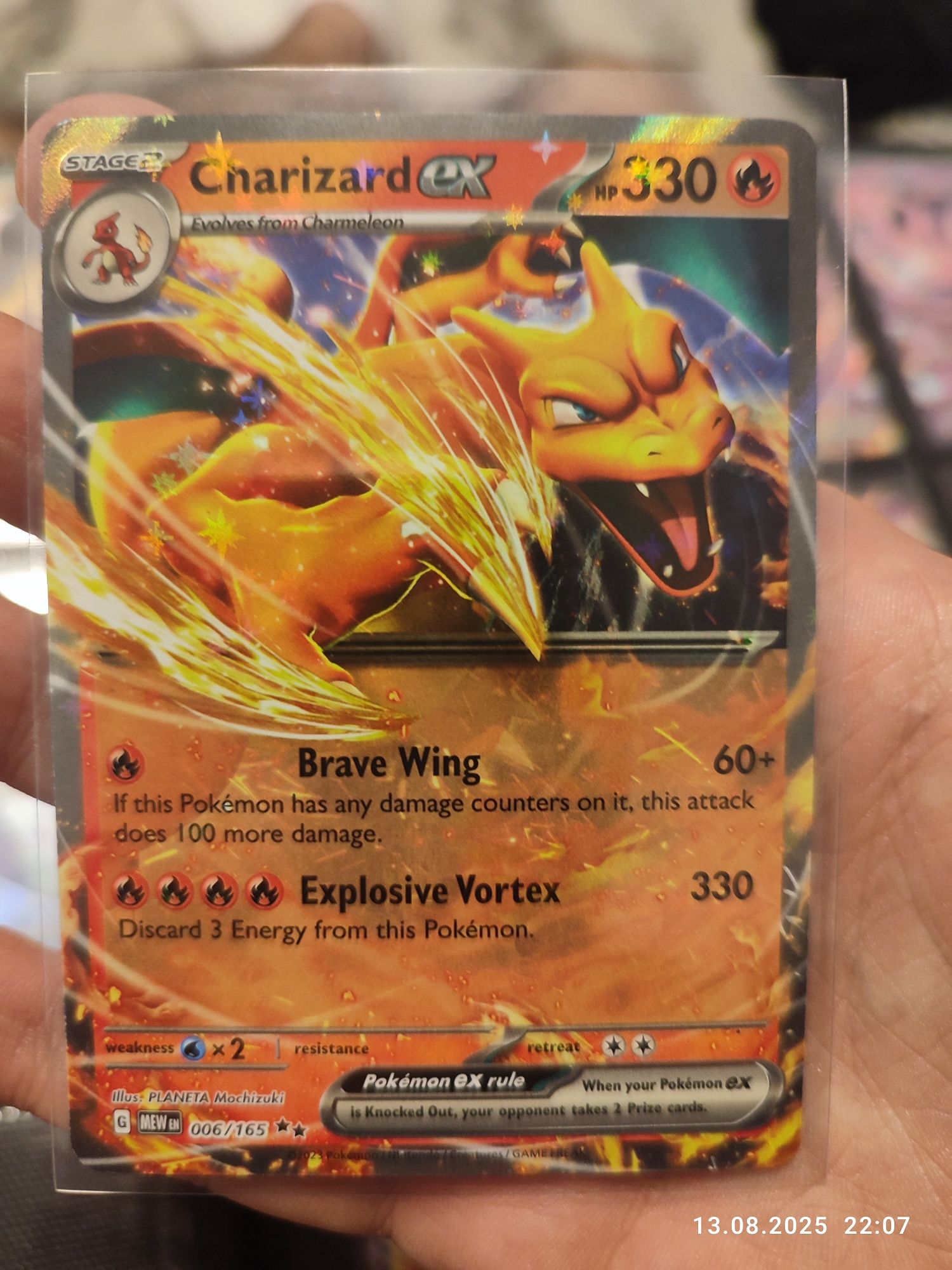 Karty pokemon - charizard ex 006