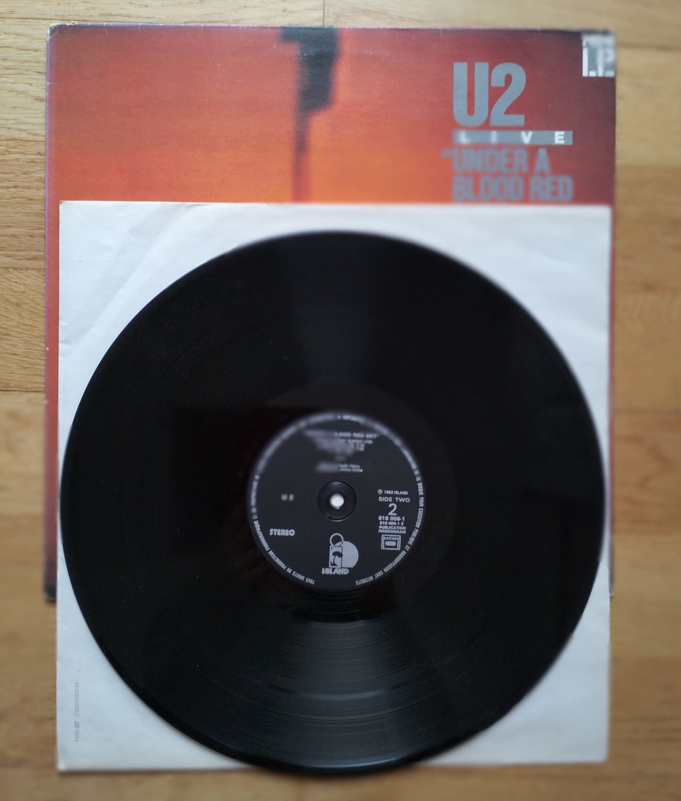 Vinil LP - U2 – Live "Under A Blood Red Sky- Original