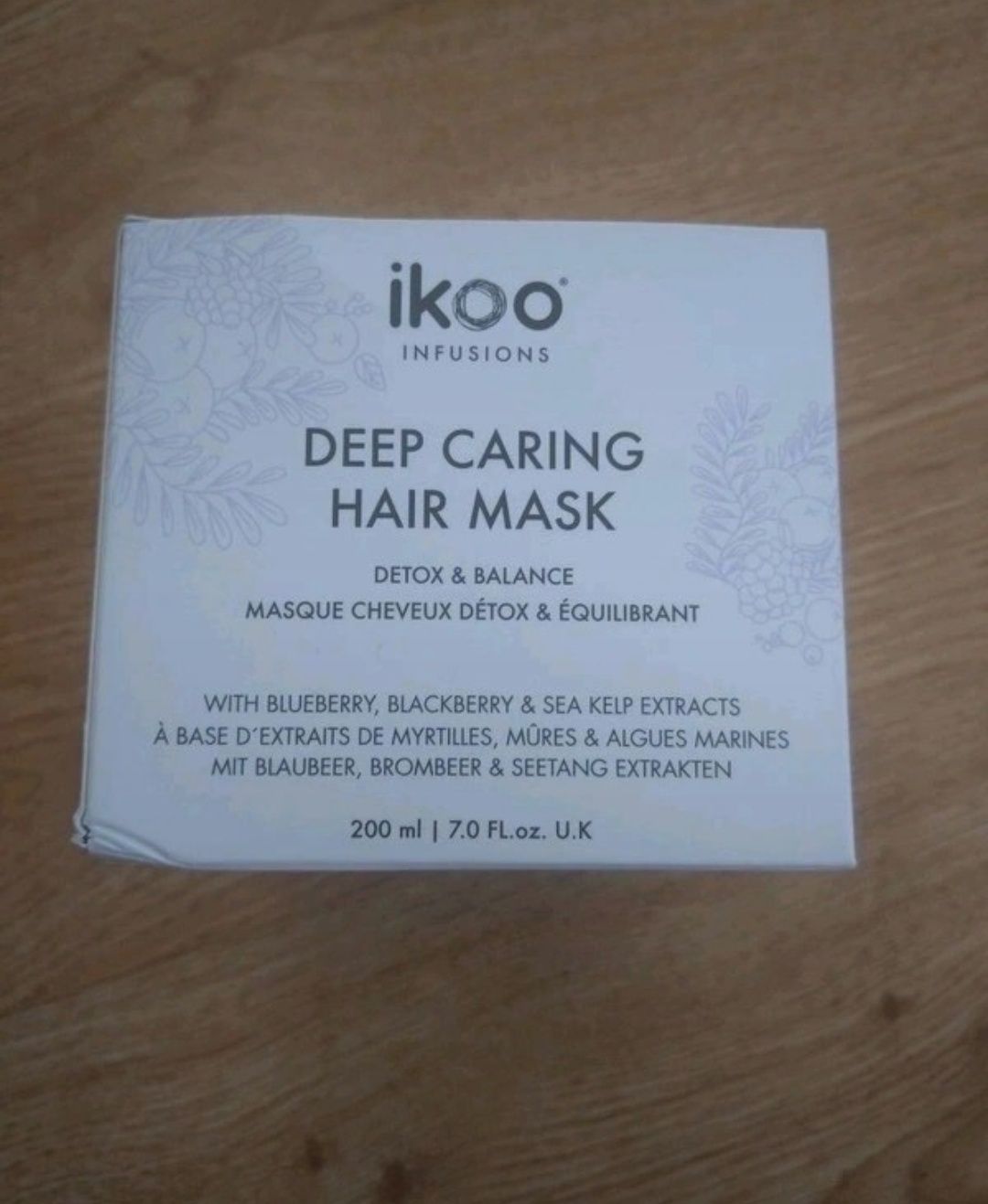 Nowa maska do włosów ikoo Deep Caring Mask Detox & Balance 200 ml