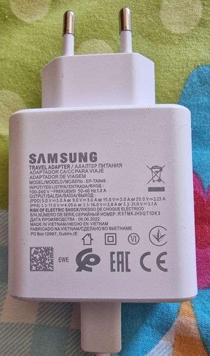 Carregador Samsung 45w