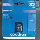 Karta pamięci microSD 32GB goodram. Nowa nieużywana