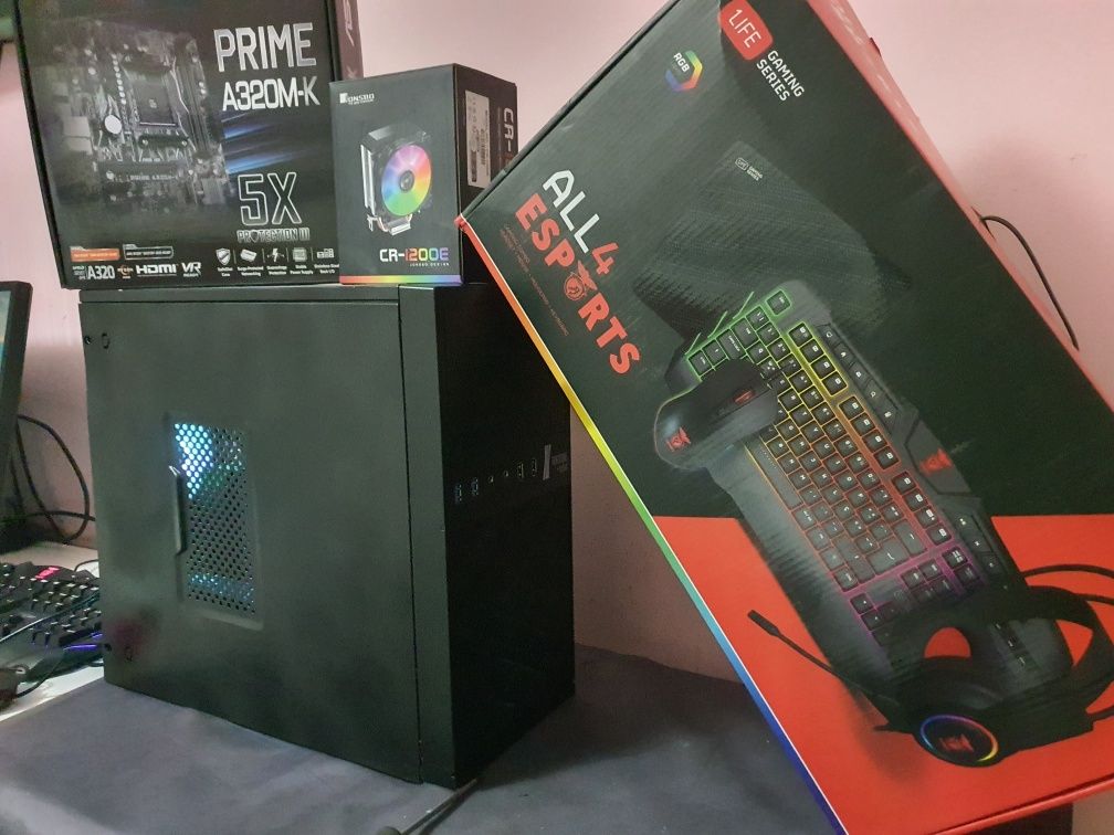 PC GAMING RYZEN, 16GB RAM 1050ti