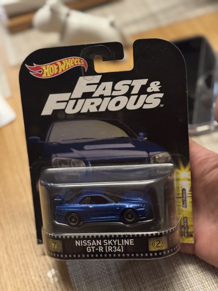 Hot Wheels Premium Nissan Skyline GT-R R34 Fast & Furious unikat 2017