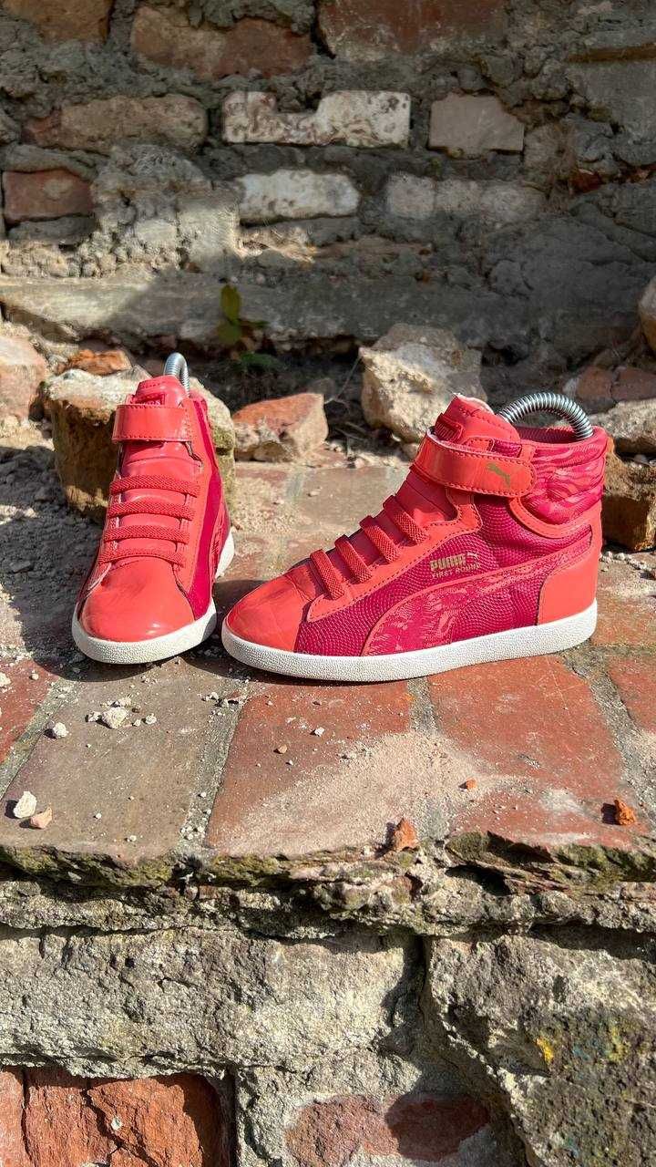 Trampki dziecięce dla dziewczynek sneakersy Puma first round Buciki