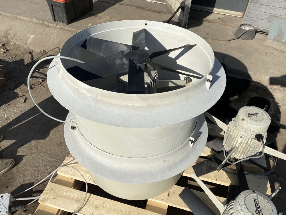 Wentylator FANCOM 50-60cm  - MIESZACZ POWIETRZA do obory - Kurnik
