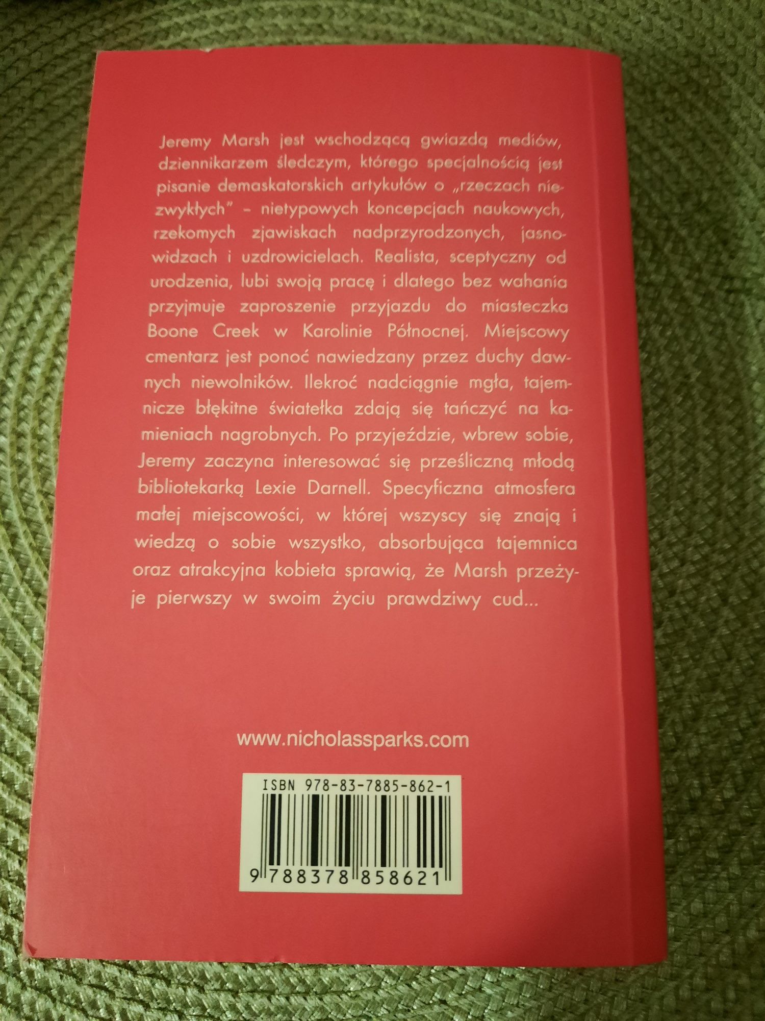 "Prawdziwy cud" Nicholas  Sparks
