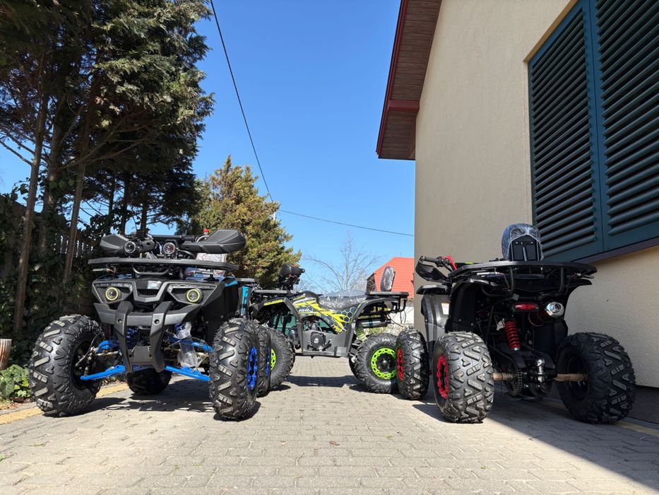 QUAD 150 Pelikan RUGBY NAJMOCNIEJSZY Ledy Hak Raty Dostawa Duże Koła