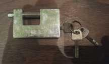 Kłódka sztabowa trzpieniowa 80 mm