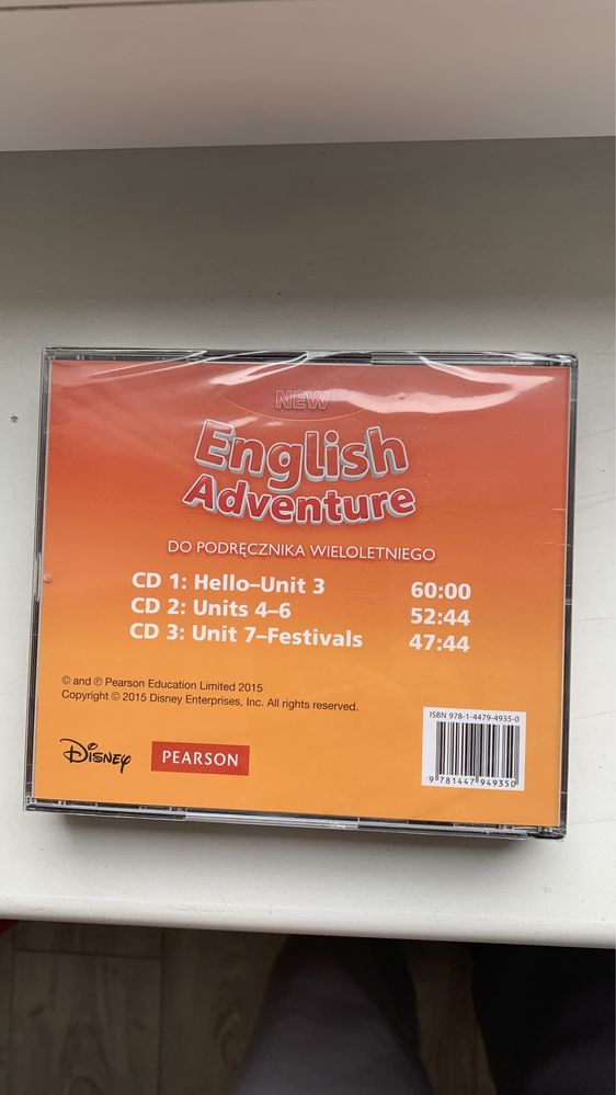 New english adventure 3 płyty CD pearson