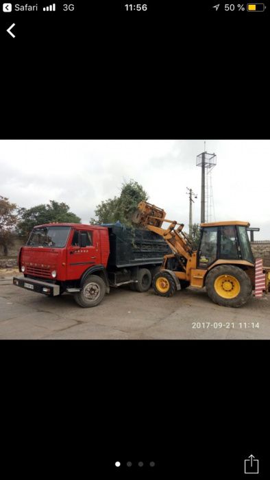 Вывоз мусора и Демонтаж зданий Аренда экскаватора гидромолота в Одессе