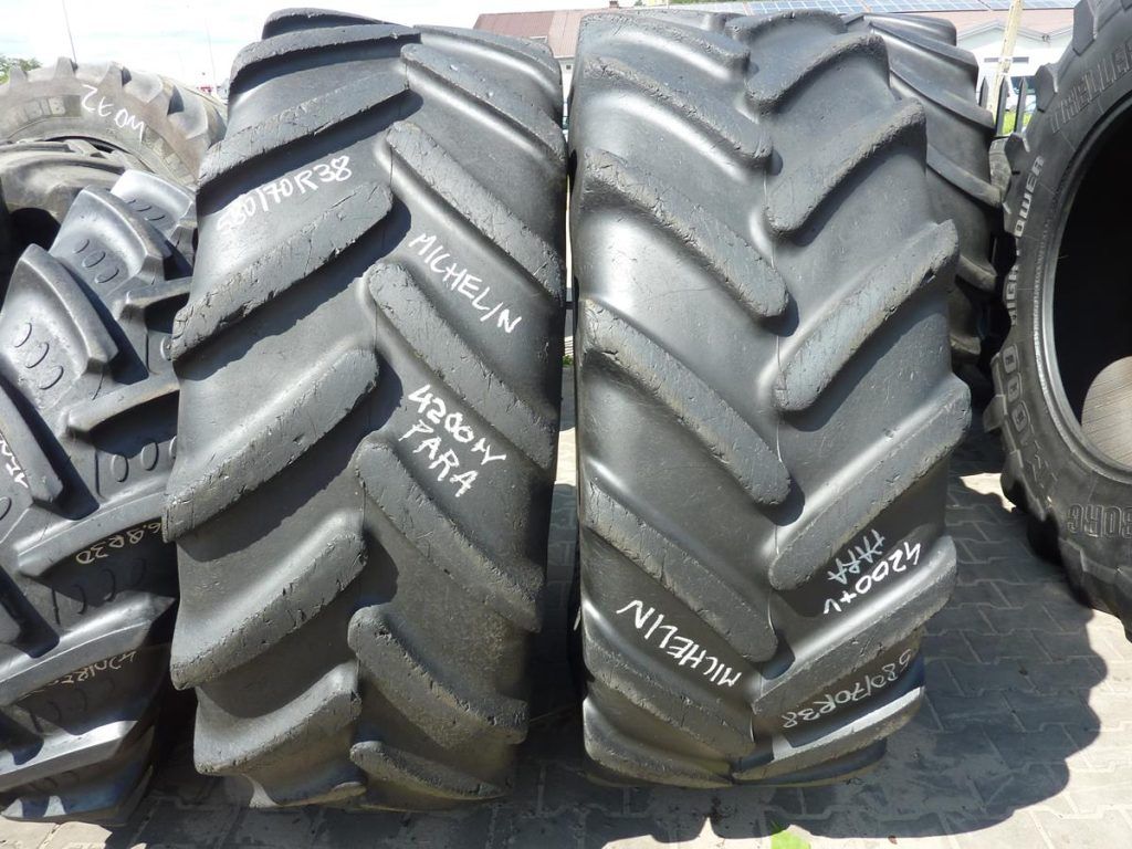 2x Opona używana rolnicza 580/70R38 MICHELIN 1800zł(szt.) W4036