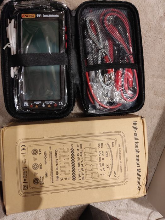 Multimetr cyfrowy elektryczny miernik prądu lcd