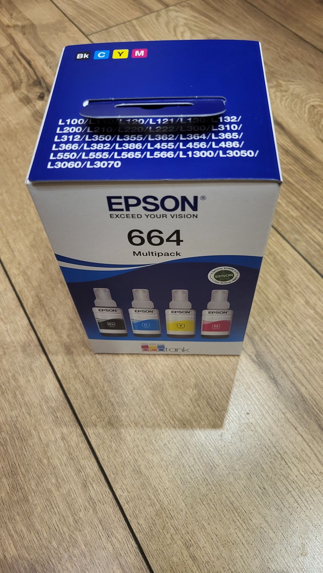 Комплект чорнила Epson L100/L200 Multipack (C,M,Y,Bk) (C13T66464A)