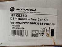 Zestaw głośnomówiący HFK9250 Motorola V51 V50 V3690 V3688