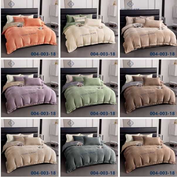 Постільна білизна Євро Happy Family ВЕЛЮРОВА