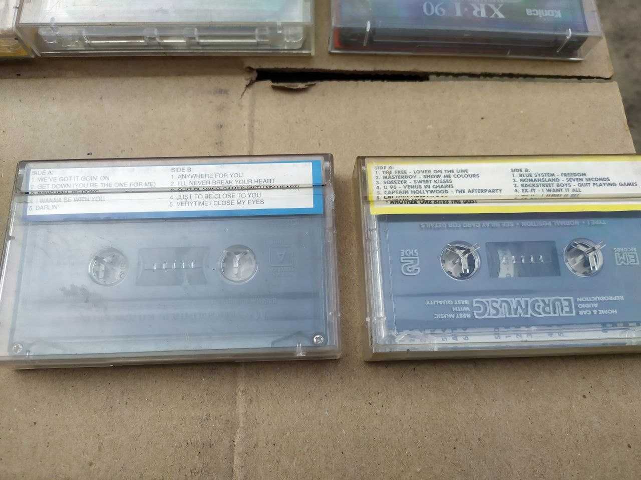Комплект из 8 кассет (Queen, AC DC, Eminem, Ария, Авраам Руссо и тд)