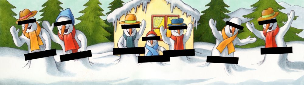 Desenho Ilustração Cartoon Banda Desenhada PaiNatal Bonecos Neve Lapis