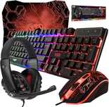 Zestaw Gamingowy Orzly RX250 4 w 1: Klawiatura, Mysz, Słuchawki
