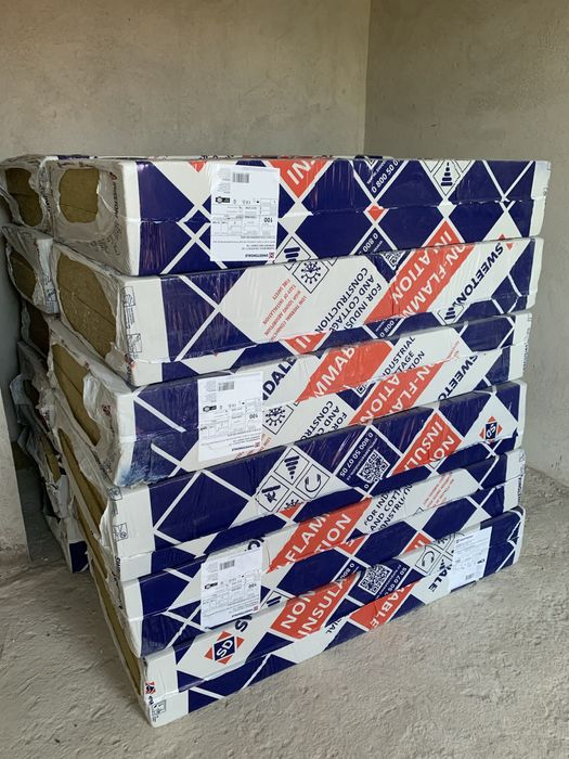 Мінеральна вата, утеплювач 100 мм. THERMOWOOL FAS EFFECT 135