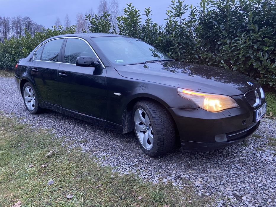 BMW E60 2.0D 110KW 2007r Wersja Biznes SKÓRY NAVI XENON LED M47