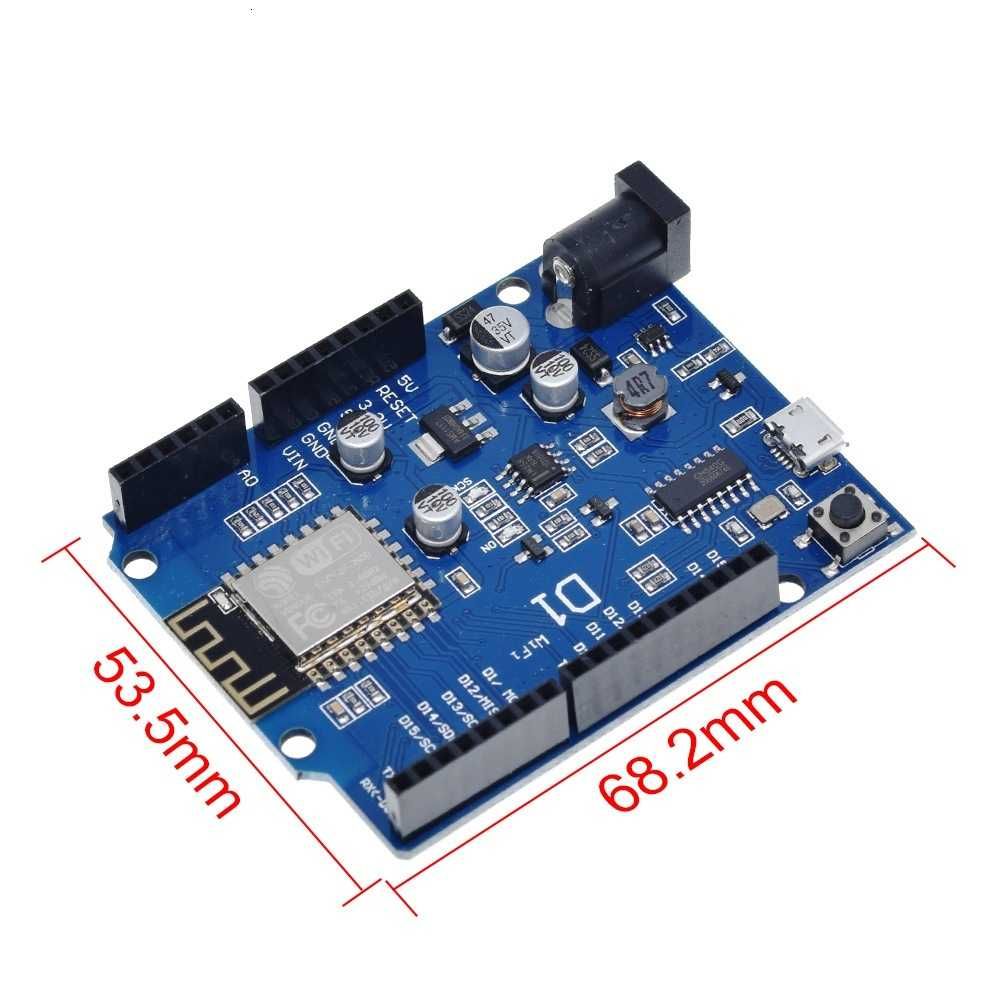 Плата Arduino Uno R3 WiFi ESP-12E CH340 Development Board Based ESP826