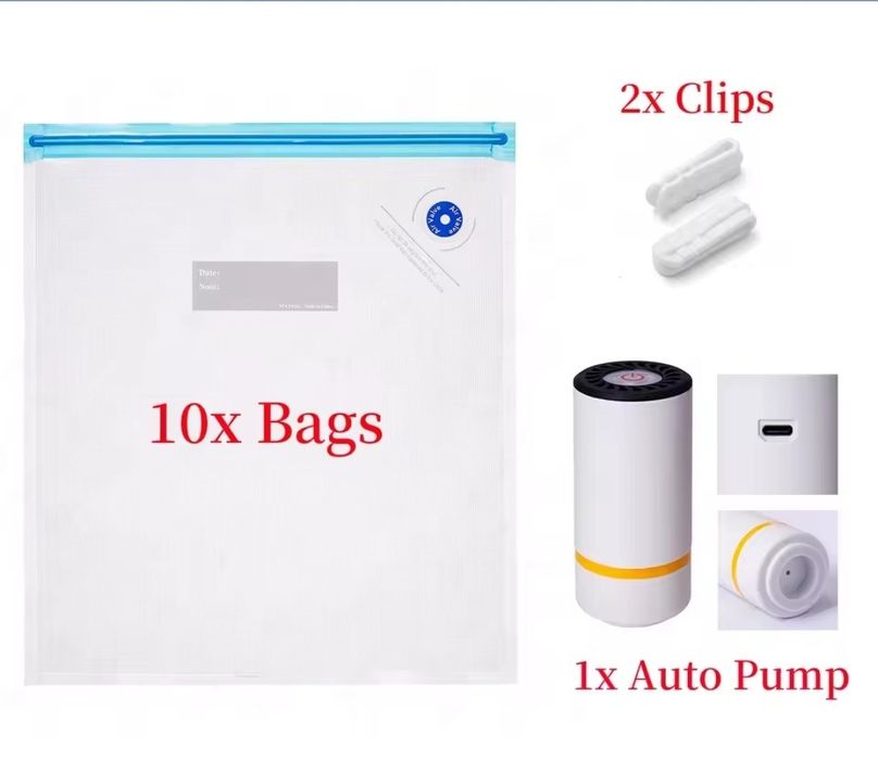 Worki próżniowe do Filamentu 10szt+pompka elektryczna