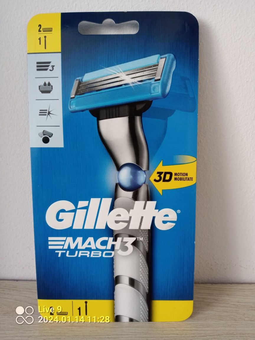 Nowa maszynka Gillette Mach3 Turbo