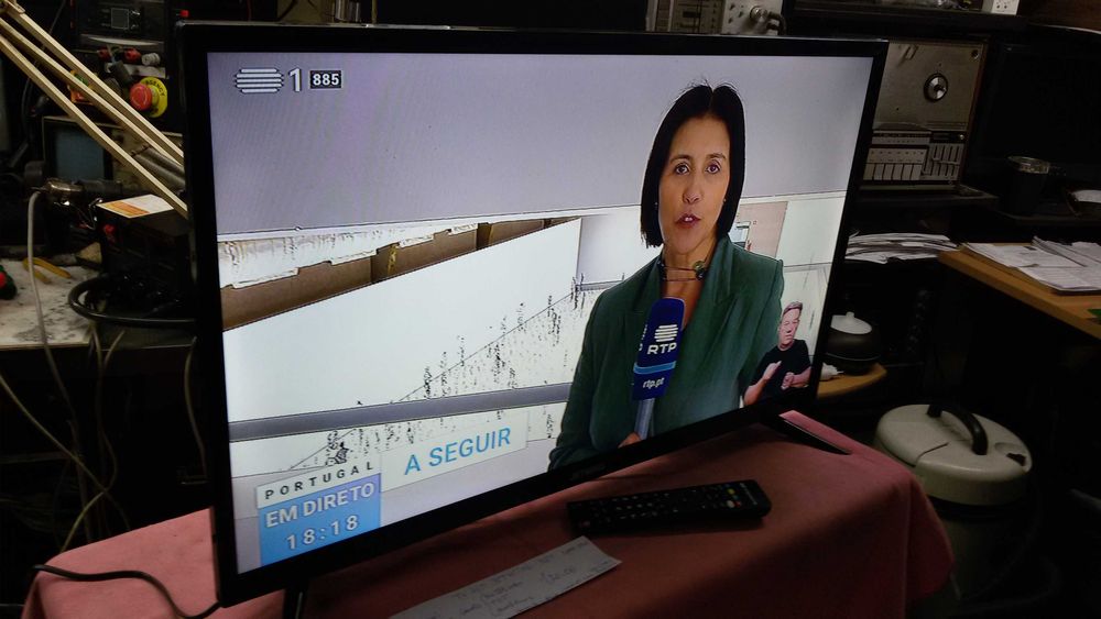 tv led letwing 32 como novo 32 polg.