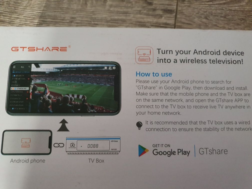 Tuner satelitarny Gtmedia gt media v9 prime gtaudio