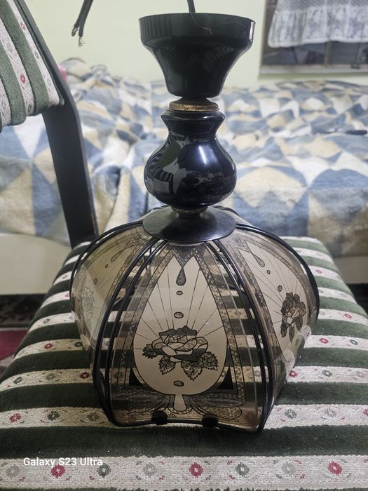 Żyrandole z PRL vintage