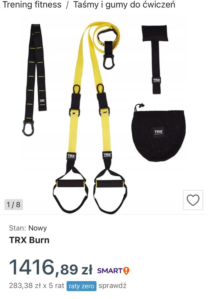 Taśmy TRX - 100% oryginalne!