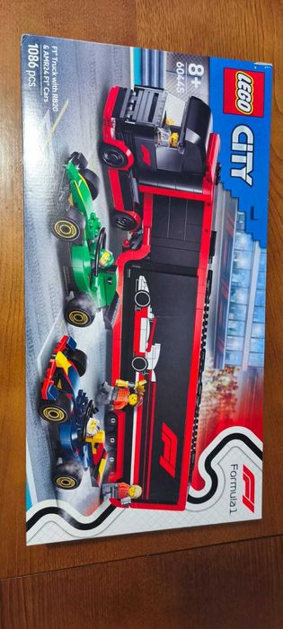 Lego #60445 Truck F1 RB20 & AMR24 NOVO