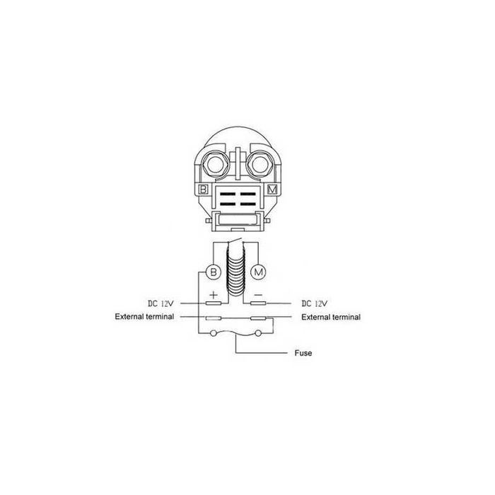 Bobine de Chamada relay Honda, Kawasaki, Piaggio, Yamaha/MBK