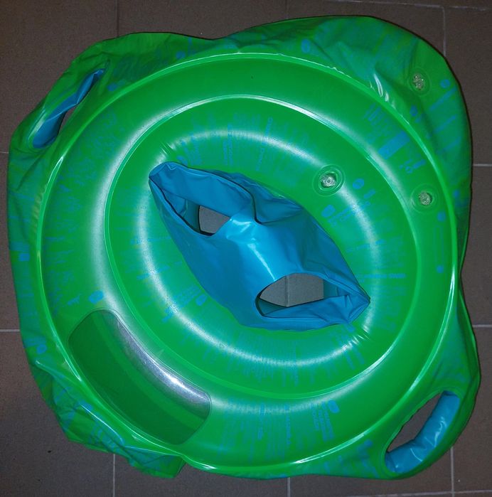 Kółko pomopowane z uchwytami i spodenkami Nabaiji Decatholon dla dziec