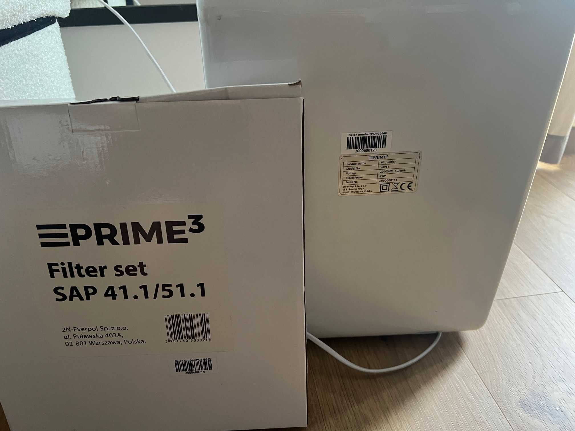 Oczyszczacz powietrza PRiIME 3 Sap 51