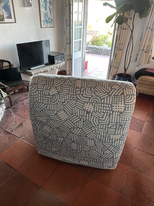 Sofa poltrona cama solteiro